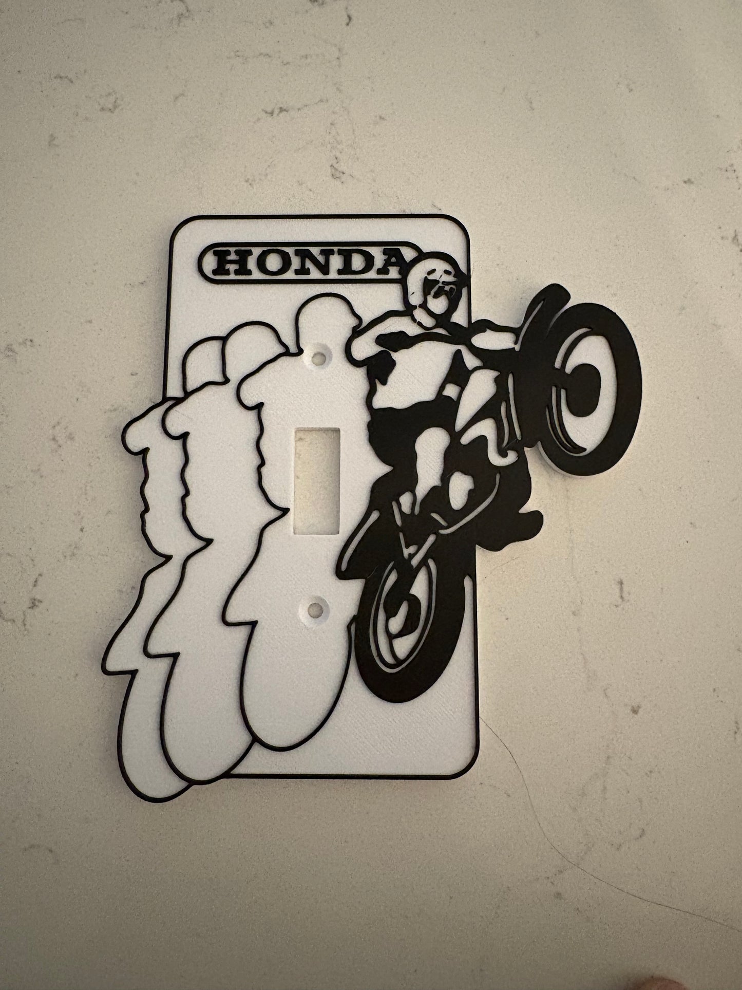 Vintage Motocross Switch Plate
